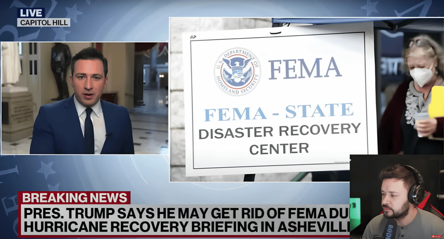 Trump Floats Ending FEMA
