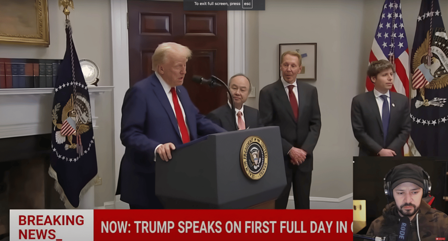 Trump Unveils $500 Billion AI ‘Stargate’ Infrastructure Initiative